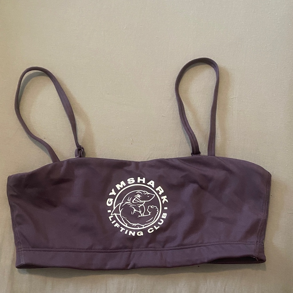 Gymshark Legacy Bandeau Bra Small Purple